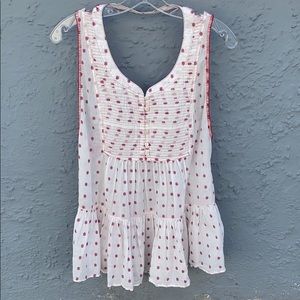 Free People Open Back Top